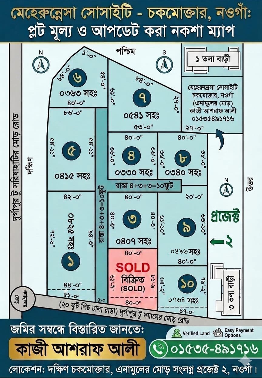 Updated Plot Layout Map